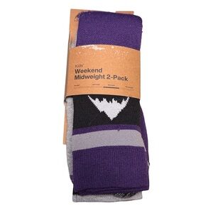 Burton Weekend Midweight Sock 2 Pack M/L KIDS